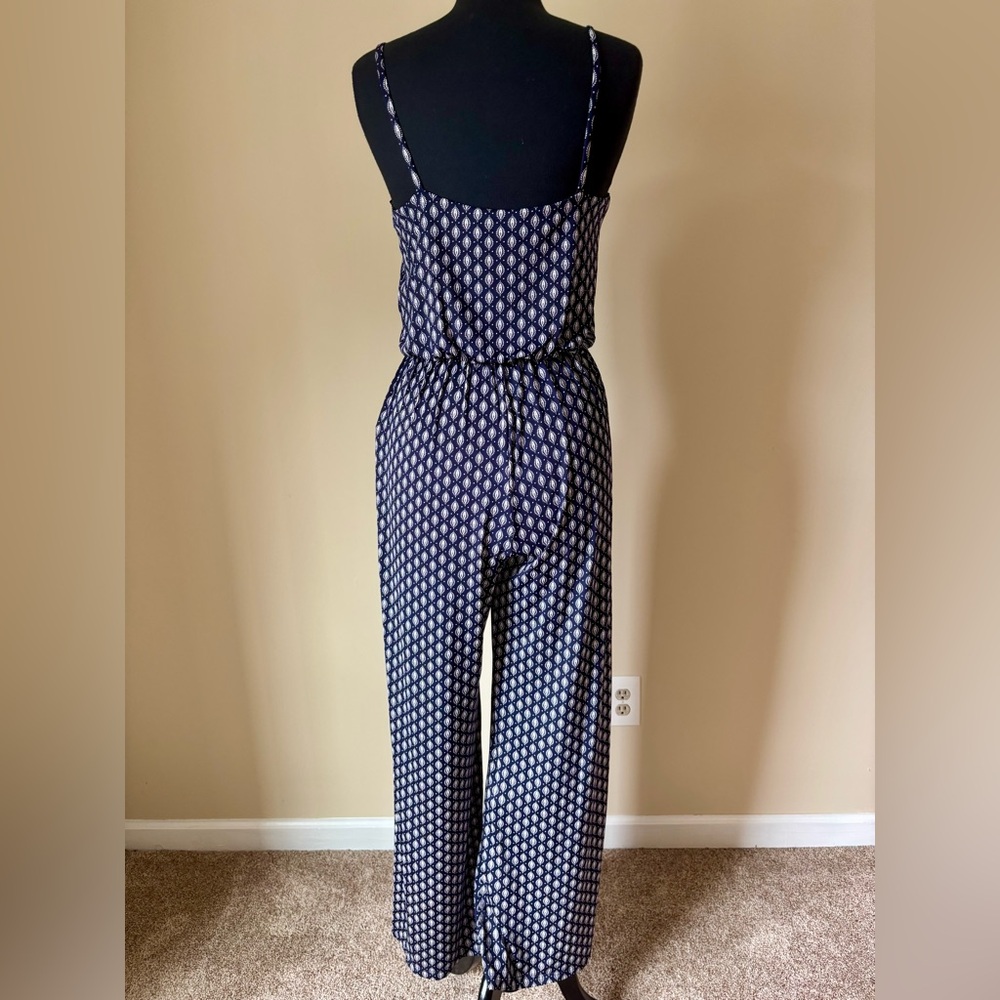 Kaleigh Adalia Knit Navy Patterned Jumpsuit - Picture 7 of 12
